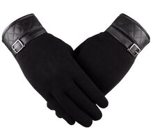 Lea rukavice Retro černé (L) pro dotykové displeje_1179248468
