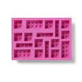 Forma na led LEGO Iconic, silikonová, růžová