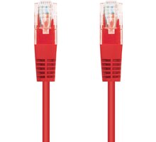 C-TECH kabel UTP, Cat5e, 0.25m, červená_1049203889