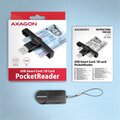 AXAGON CRE-SMPA, USB-A PocketReader čtečka kontaktních karet Smart card (eObčanka)_1465707140