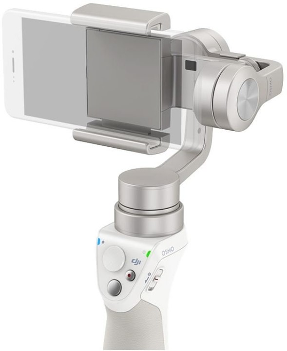 DJI OSMO Mobile - ruční stabilizátor pro mobilní telefony, stříbrná_1574674105