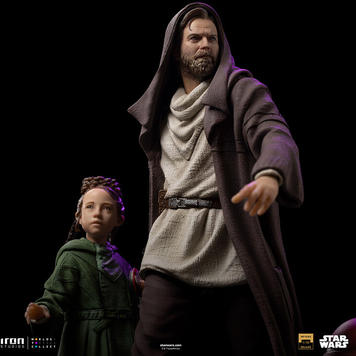 Figurka Iron Studios Star Wars - Obi-Wan and Young Leia Deluxe Art Scale 1/10_1214741982