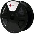 C-TECH tisková struna (filament), PLA, 1,75mm, 1kg, černá