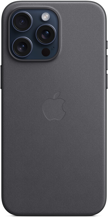 Apple kryt z tkaniny FineWoven s MagSafe na iPhone 15 Pro Max, černá_1593427761