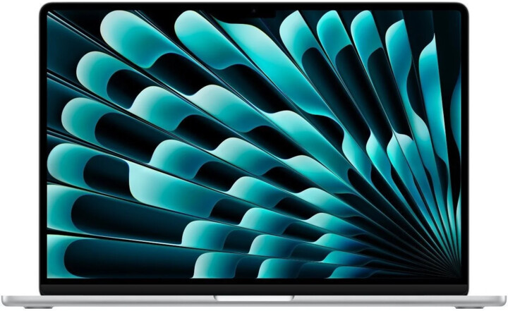 Apple MacBook Air 15, M3 8-core/8GB/512GB SSD/10-core GPU, stříbrná_1314048115