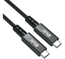 Club3D kabel USB-C Gen3x2 (USB4), M/M, USB 4.0, 8K@60Hz, 40Gbps, PD, 100W, 0.8m , černá O2 TV HBO a Sport Pack na dva měsíce
