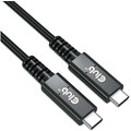 Club3D kabel USB-C Gen3x2 (USB4), M/M, USB 4.0, 8K@60Hz, 40Gbps, PD, 100W, 0.8m , černá_1017606415