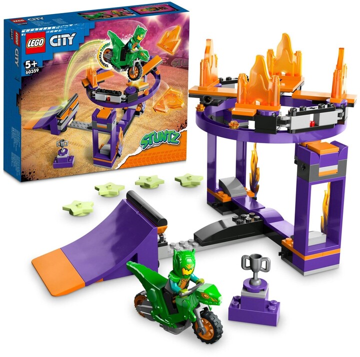 LEGO® City 60359 Kaskadérská výzva s rampou a obručí_42091805