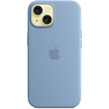 Apple Silikonový kryt s MagSafe pro iPhone 15, ledově modrá_506264017