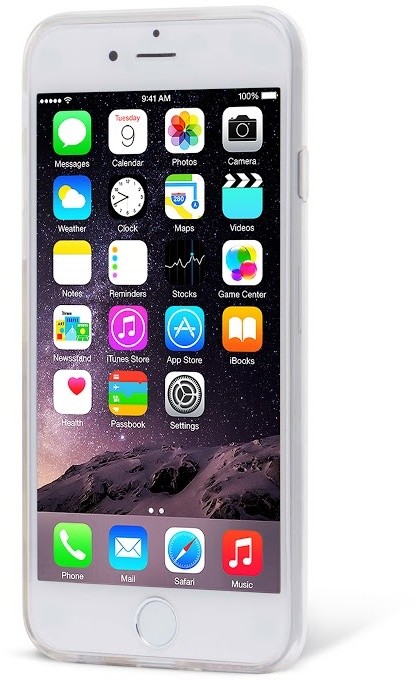 EPICO pružný plastový kryt pro iPhone 6/6S HOCO FLOWERS - transparentní bílo-růžová_2027038269