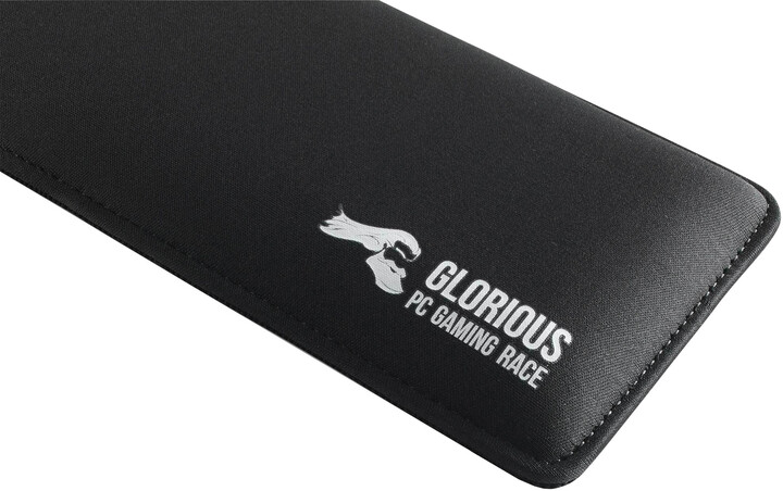 Glorious Padded Keyboard Wrist Rest Tenkeyless Slim, černá_918085295