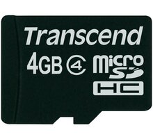 Transcend Micro SDHC 4GB Class 4 TS4GUSDC4