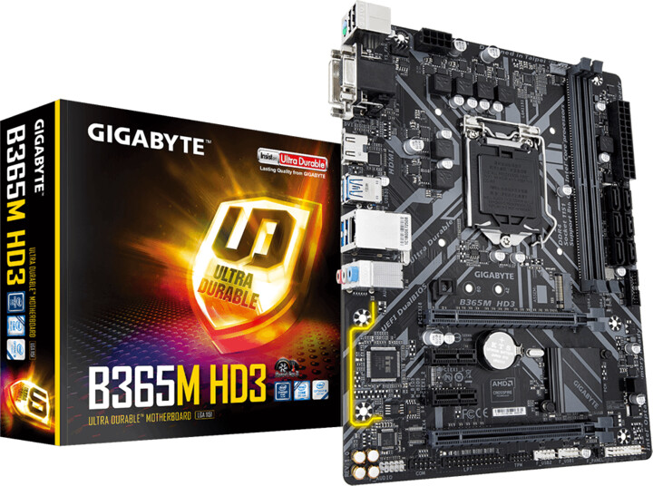 GIGABYTE B365M HD3 - Intel B365_1879899625