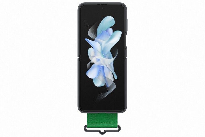 Samsung silikonový kryt s poutkem pro Galaxy Z Flip4, černá_432005514