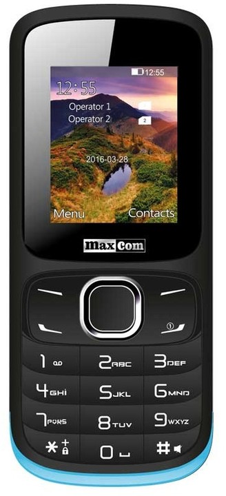 Maxcom MM128, Dual Sim, černá_1008179455