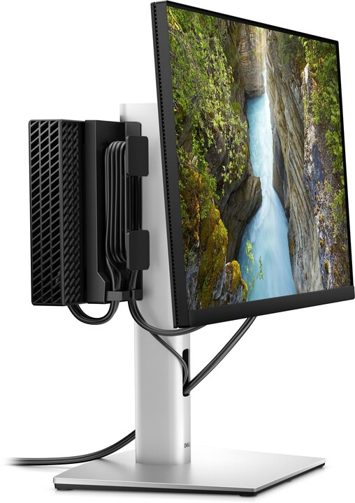 Dell stojan na monitor Micro Form Factor All-in-One Stand MFS22, 19&quot;-27&quot;, stříbrná_423623613