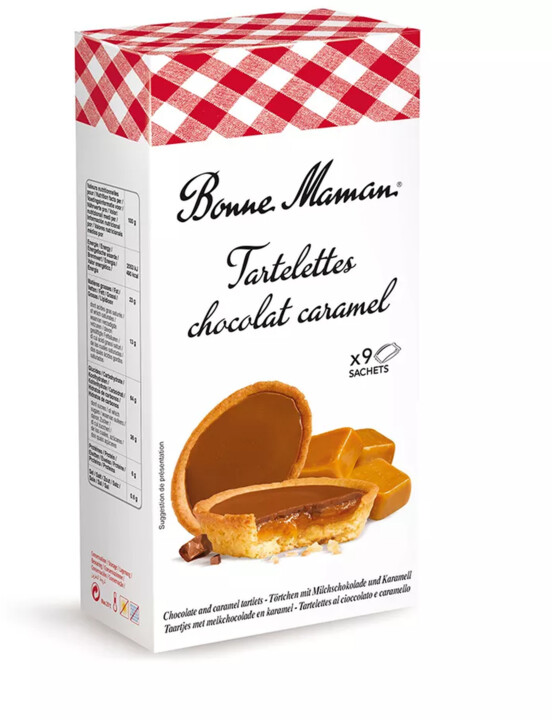 Bonne Maman Tarteletky, čokoláda-karamel, 135g_1776476181