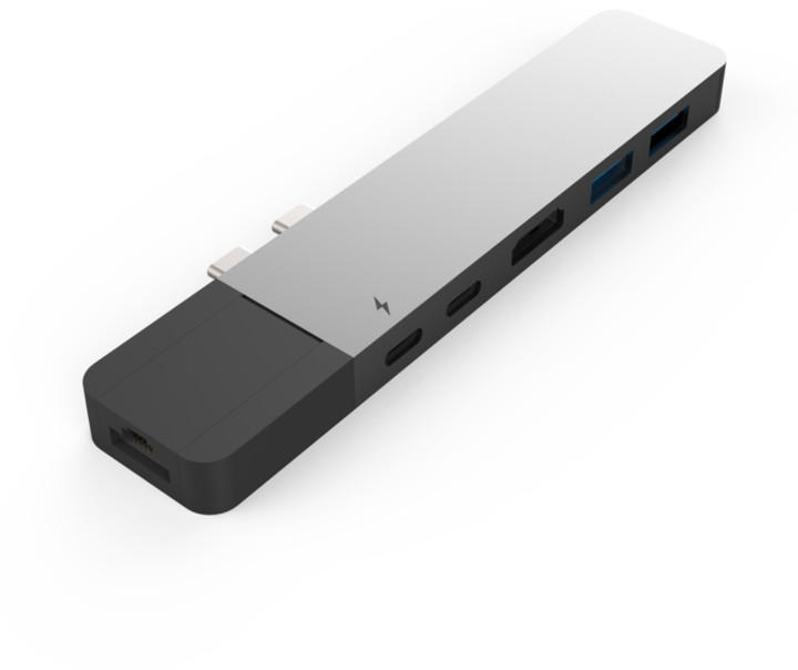 HYPER net Hub pro USB-C pro MacBook Pro, stříbrný_894954226