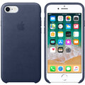 Apple kožený kryt na iPhone 8/7, půlnočně modrá