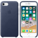 Apple kožený kryt na iPhone 8/7, půlnočně modrá
