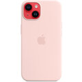 Apple Silikonový kryt s MagSafe pro iPhone 14, křídově růžová_1501564564