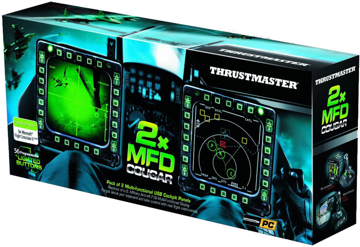 Thrustmaster navigační panely MFD Cougar Pack (PC)