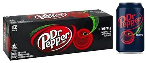 Dr. Pepper Cherry, limonáda, třešeň, 355 ml, 12ks_948909448