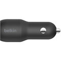 Belkin nabíječka do auta 2xUSB-A, 24W, černá + kabel microUSB - USB-A_174082397