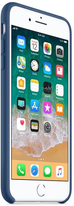 Apple silikonový kryt na iPhone 8 Plus / 7 Plus, kobaltově modrá_1777545256