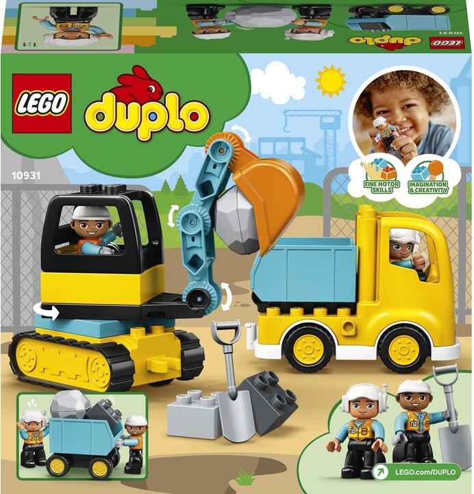 LEGO® DUPLO® Town 10931 Náklaďák a pásový bagr_1195361403