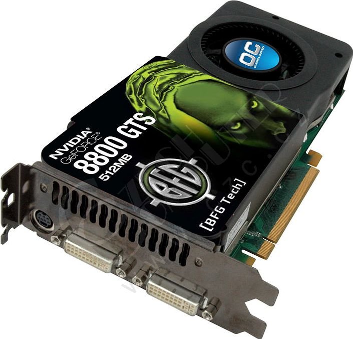 BFG GeForce 8800 GTS OC 512MB, PCI-E_697177050