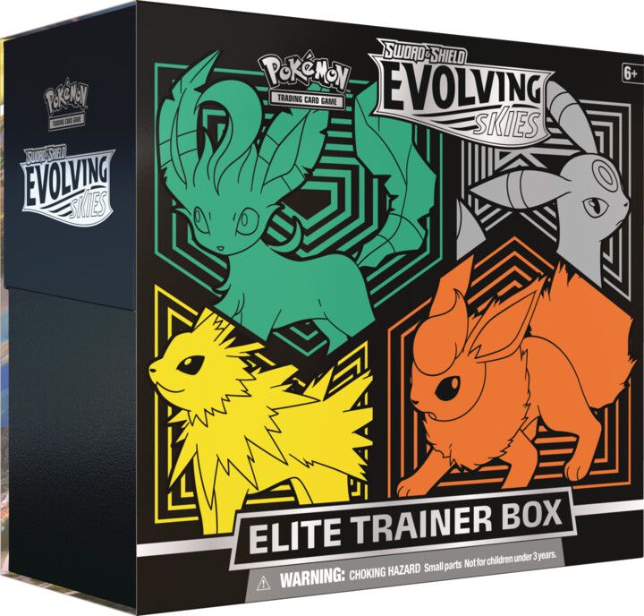 Karetní hra Pokémon TCG: Sword and Shield Evolving Skies - Elite Trainer Box JFLU_1145567236
