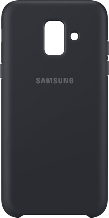 Samsung A6 dvouvrstvý ochranný zadní kryt, černá_203302408