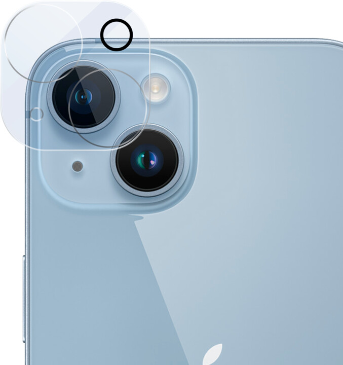 EPICO tvrzené sklo na čočky fotoaparátu pro iPhone 14/14 Plus_699344685