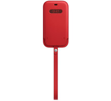 Apple kožený návlek s MagSafe pro iPhone 12/12 Pro, (PRODUCT)RED - červená_1328046939