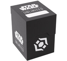 Krabička na karty Gamegenic - Star Wars: Unlimited Soft Crate, černá/bílá 04251715413920