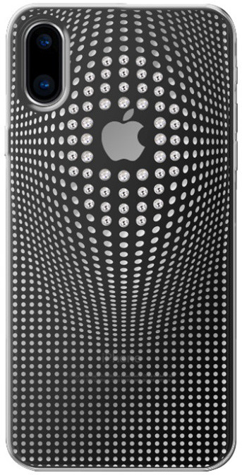 Bling My Thing Warp Deluxe Silver zadní kryt pro Apple iPhone X, krystaly Swarovski®_211737714