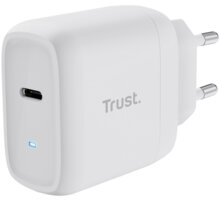 Trust síťový adaptér Maxo, USB-C, 45W, bílá 25138
