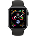 Apple Watch series 4, 40mm, pouzdro z vesmírně šedého hliníku/černý řemínek_633269176