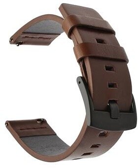 Tactical 311 kožený řemínek pro Amazfit BIP/Galaxy Watch/Fenix 5S, 20mm, hnědá_630814626
