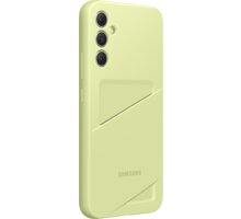 Samsung ochranný kryt s kapsou na kartu pro Galaxy A34 5G, limetková_1642905279