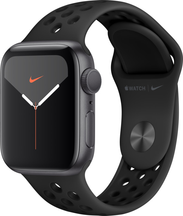 Apple Watch Nike Series 5 GPS, 40mm Space Grey Aluminium Case with Anthracite/Black Nike Sport Band_1411842961