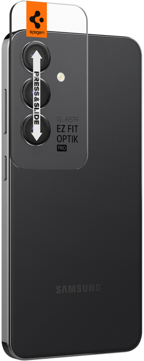 Spigen ochranné sklo tR EZ Fit Optik Pro 2 Pack pro čočky fotoaparátu Samsung Galaxy S24+,_1107181348