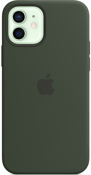 Apple silikonový kryt s MagSafe pro iPhone 12/12 Pro, zelená_1142349225