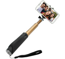 FIXED teleskopický selfie stick v luxusním hliníkovém provedení s BT spouští, zlatý_1814055836