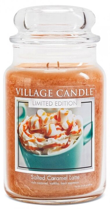 Svíčka vonná Village Candle, latté se slaným karamelem, velká, 600 g_109276903