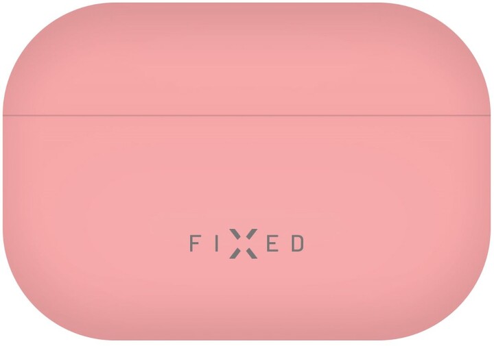 FIXED ultratenké silikonové pouzdro Silky pro Apple Airpods Pro, růžová_701433262