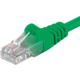 UTP síťový kabel kat.6 PC-HUB - 0,25m, zelená