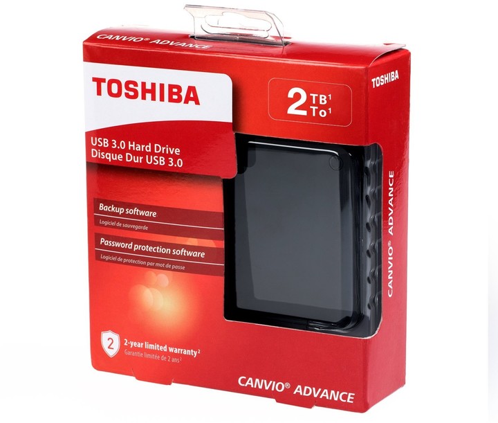Toshiba Canvio Advance - 2TB, černá_1311449541