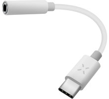 FIXED redukce pro připojení sluchátek z USB-C na 3,5mm jack, podpora OS Android, bílá_271901504